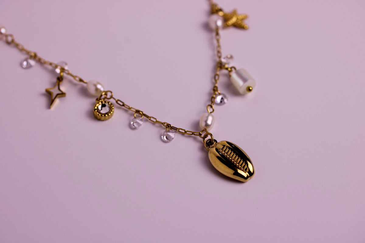Pearl's Paradise Charm Necklace