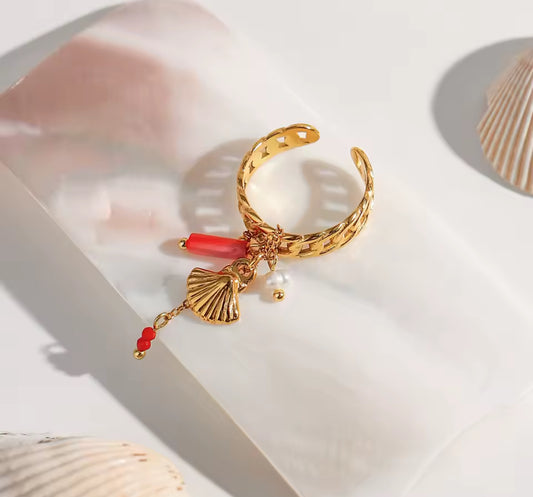 Charmed Seashell Ring