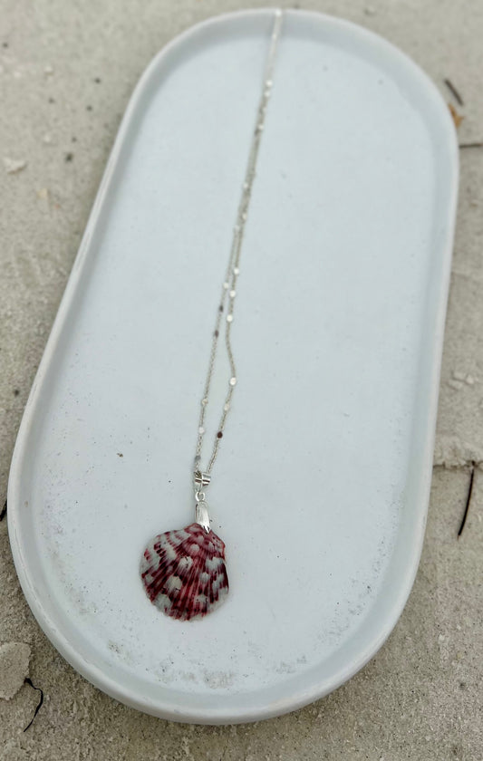 Silver Isle Shell Necklace