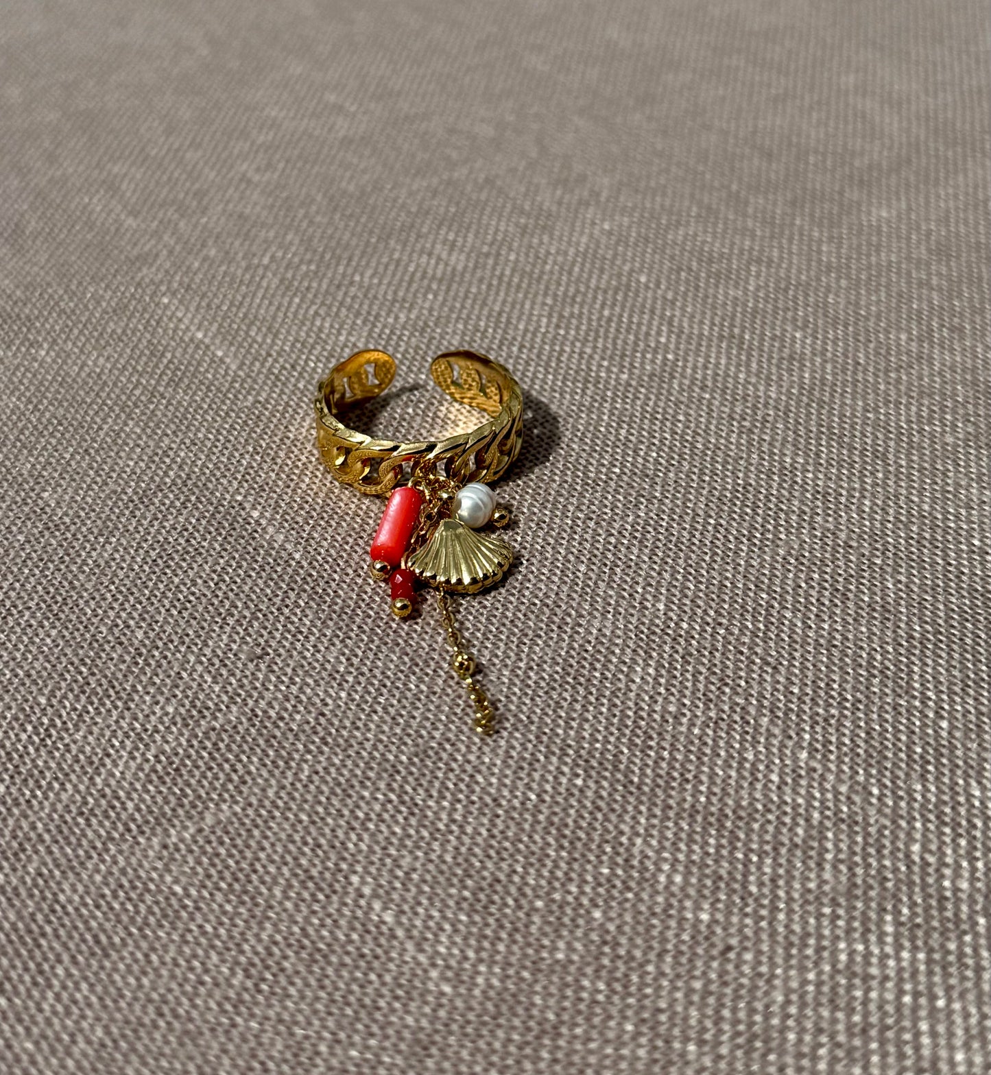 Charmed Seashell Ring