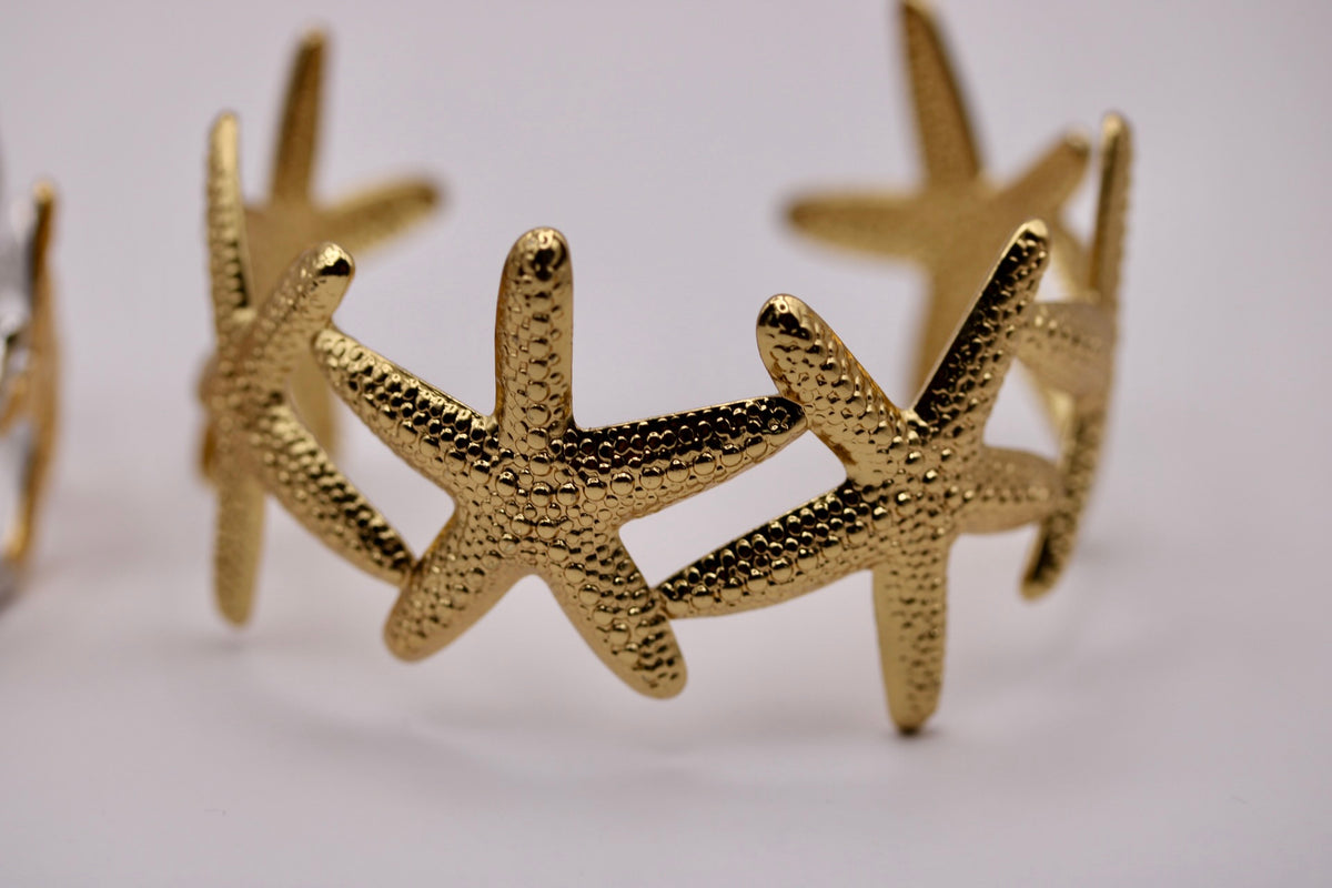 XL Starfish Statement Bangle