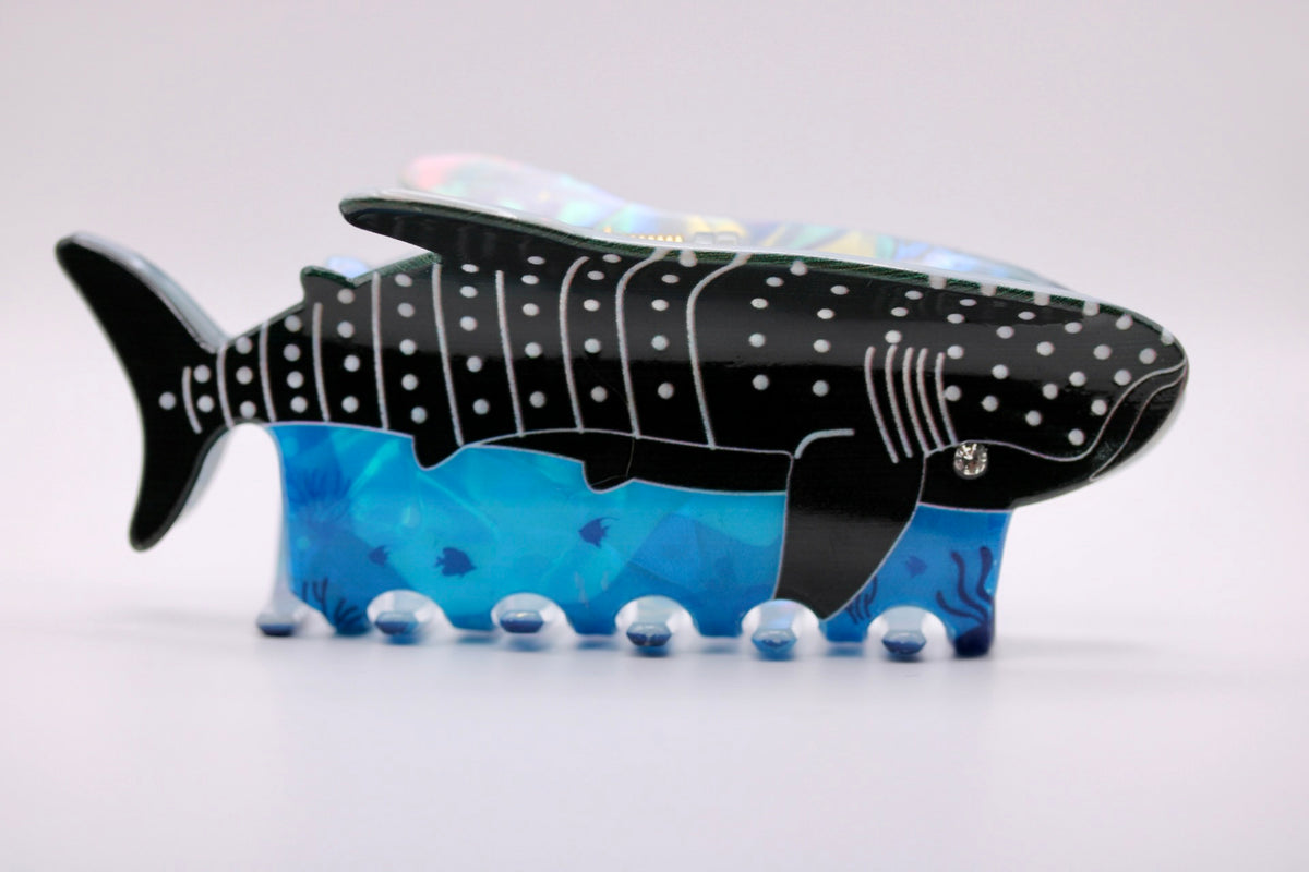 Tiger Beach Shark Hair Clip