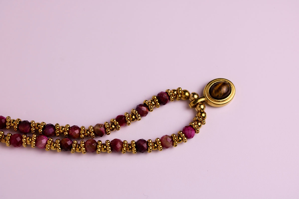 Chocolate Rose Necklace