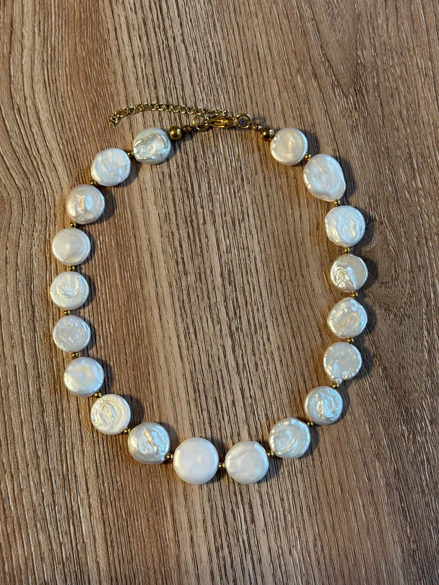 Pearl Coin Necklace