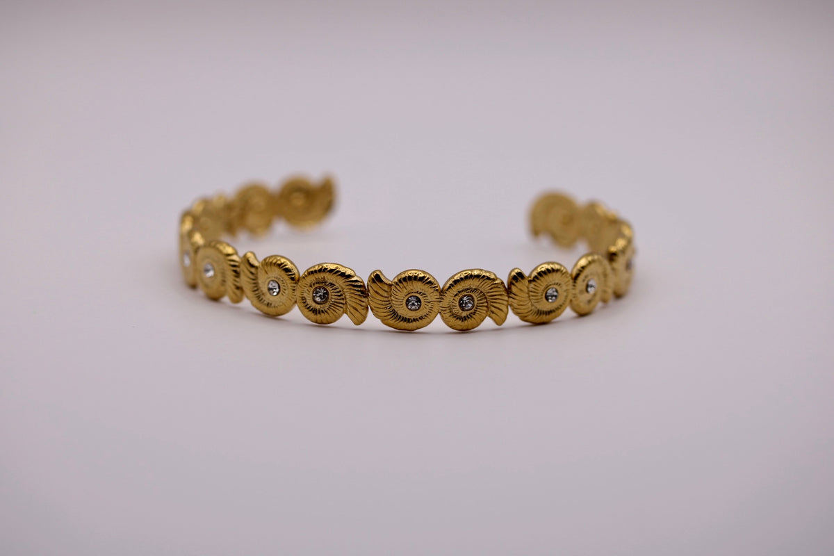 Moon Shell Bangle