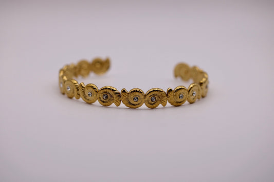 Moon Shell Bangle