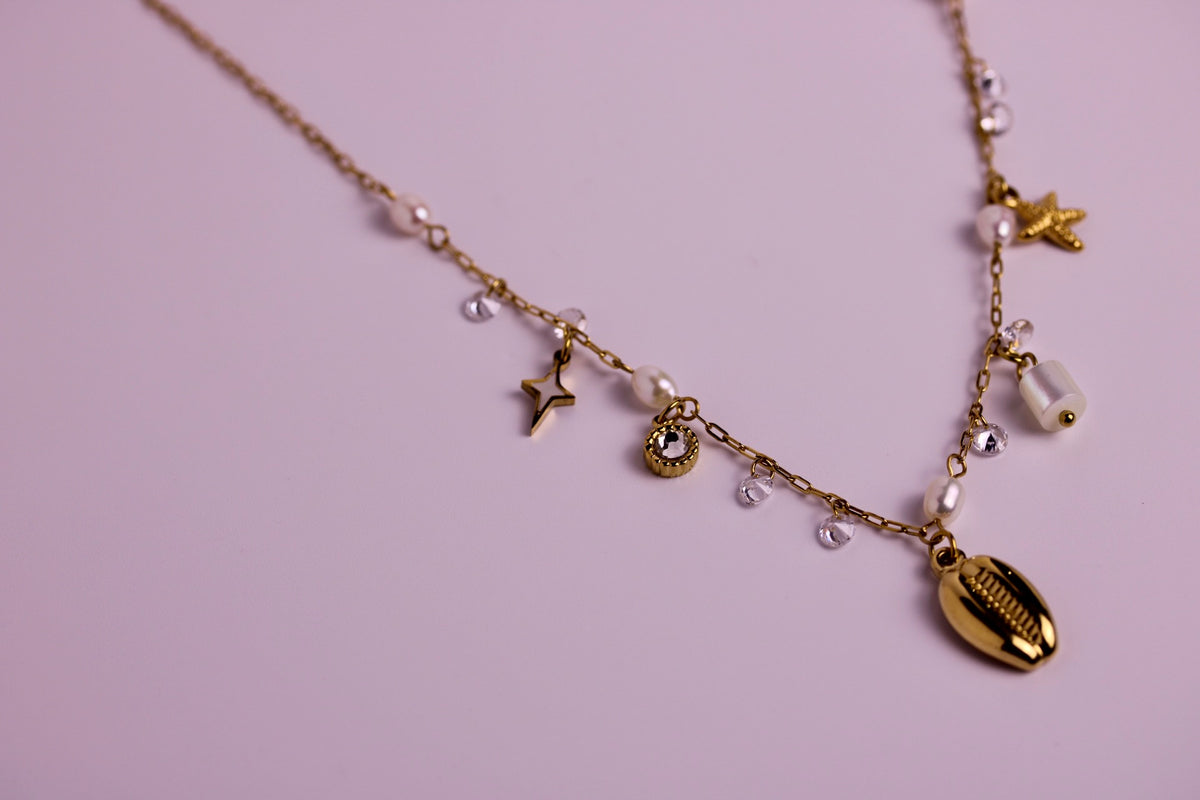 Pearl's Paradise Charm Necklace