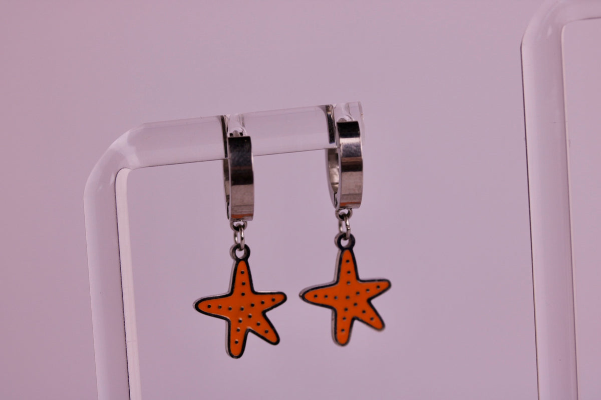Seaside Starfish Hoops