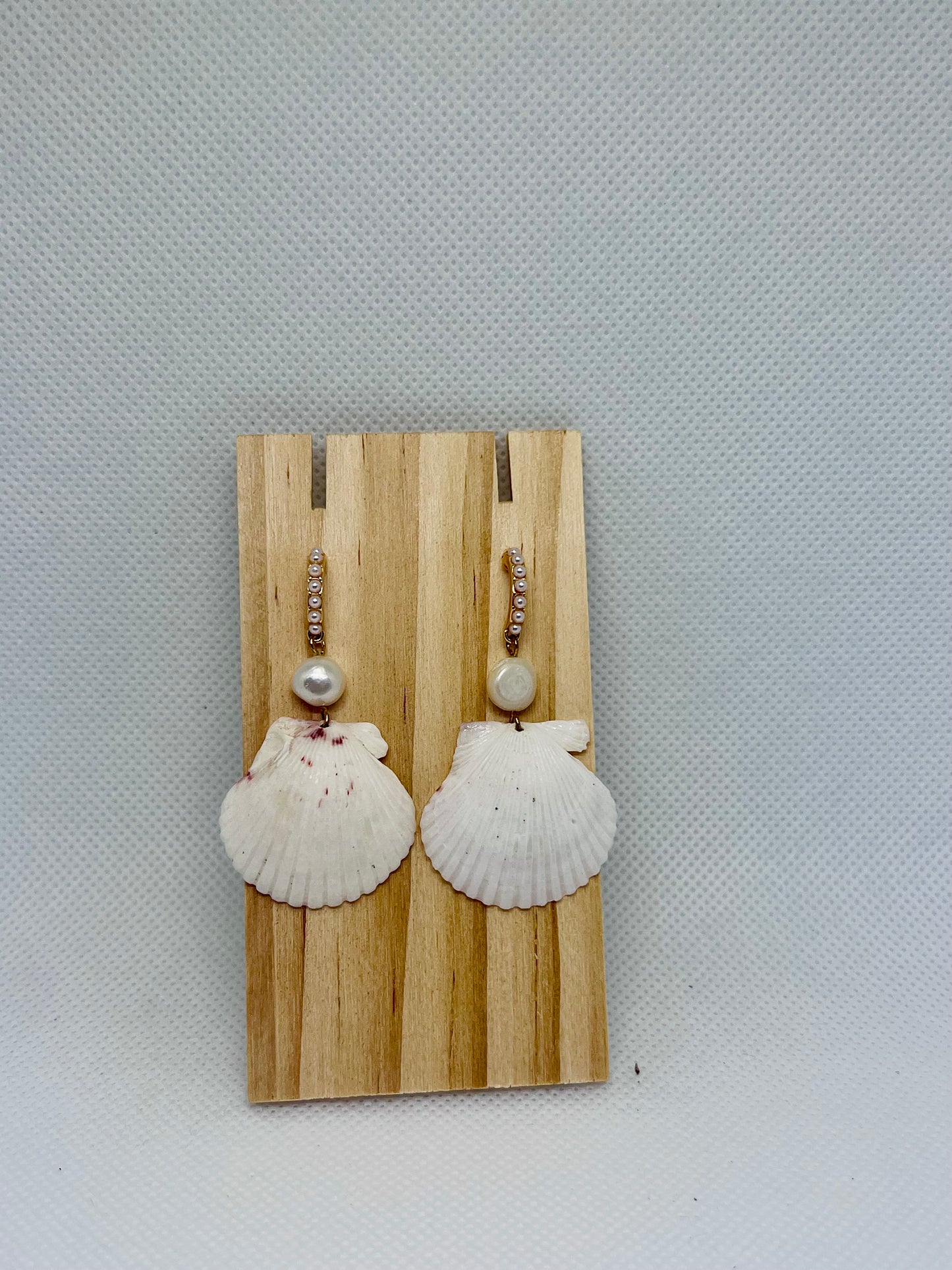 Palms + Pearl Shell Studs