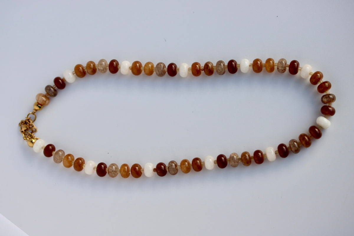 Desert Sands Beaded Necklace