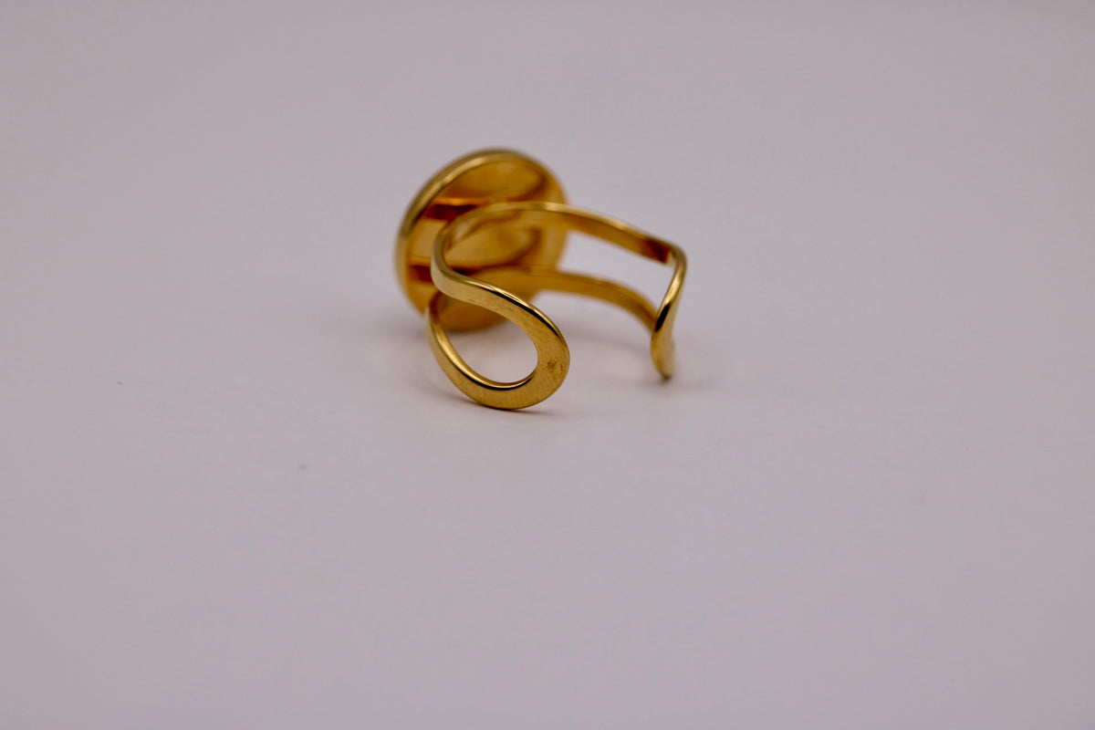Beach Snowglobe Ring