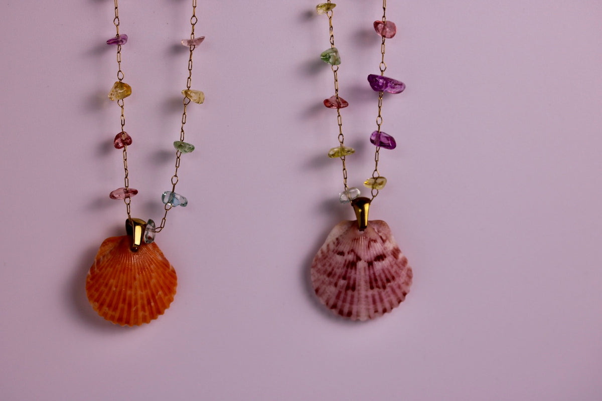 Sea Candy Scallop Necklace