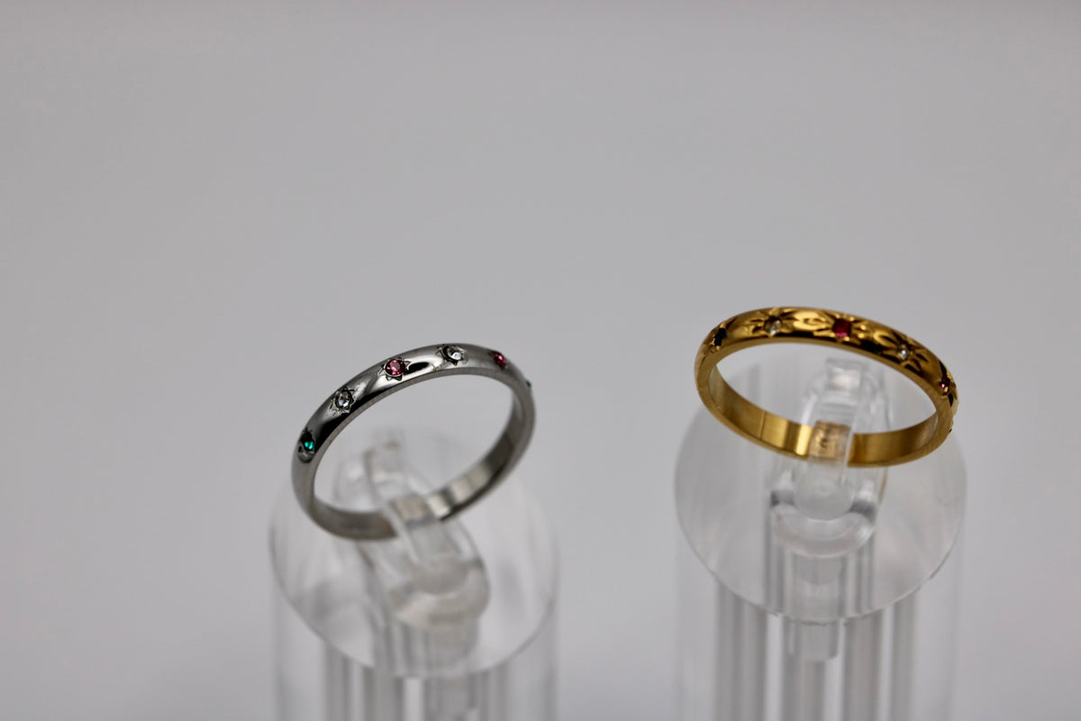 Starlume Ring in Silver + Gold