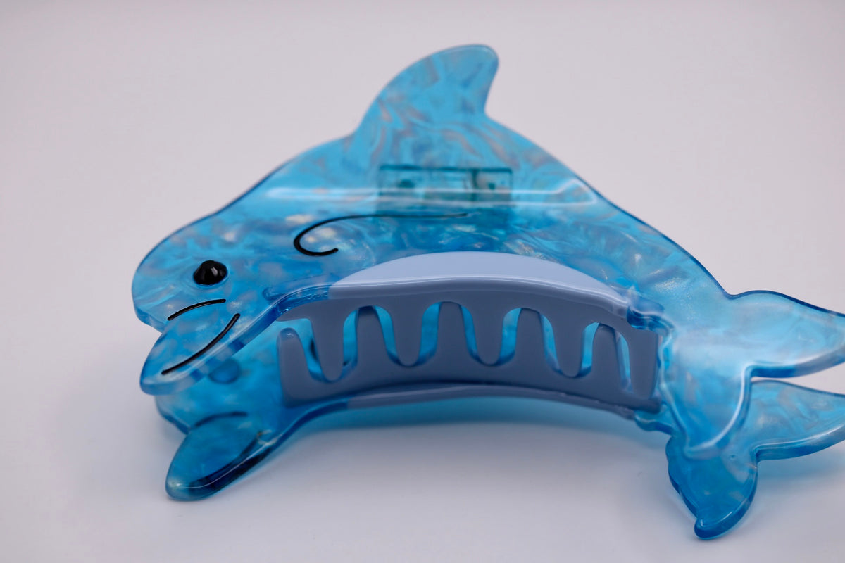 Flipper Out Dolphin Hair Clip