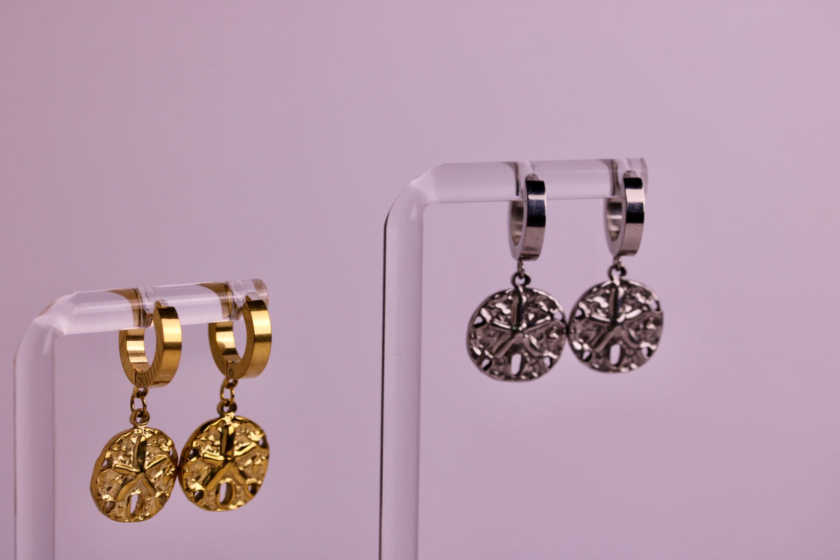 Sand Dollar Hoops