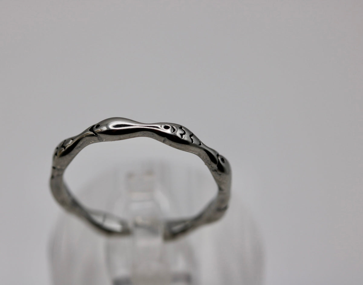 Sardine Band in Silver + Gold