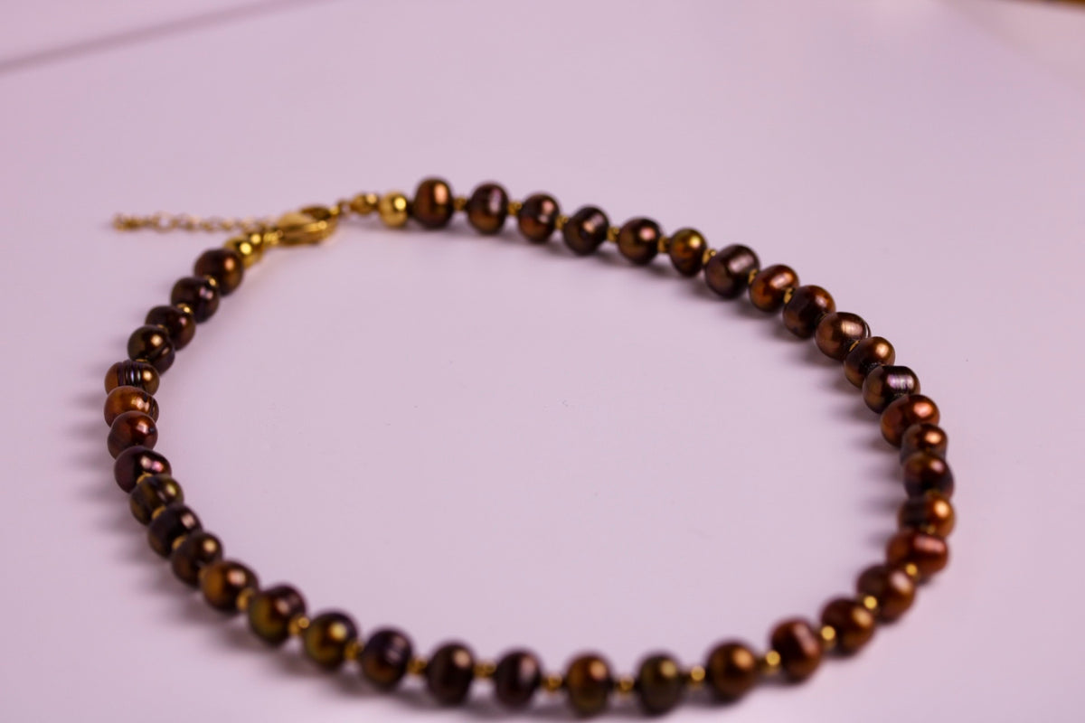 Cocoa Pearl Necklace