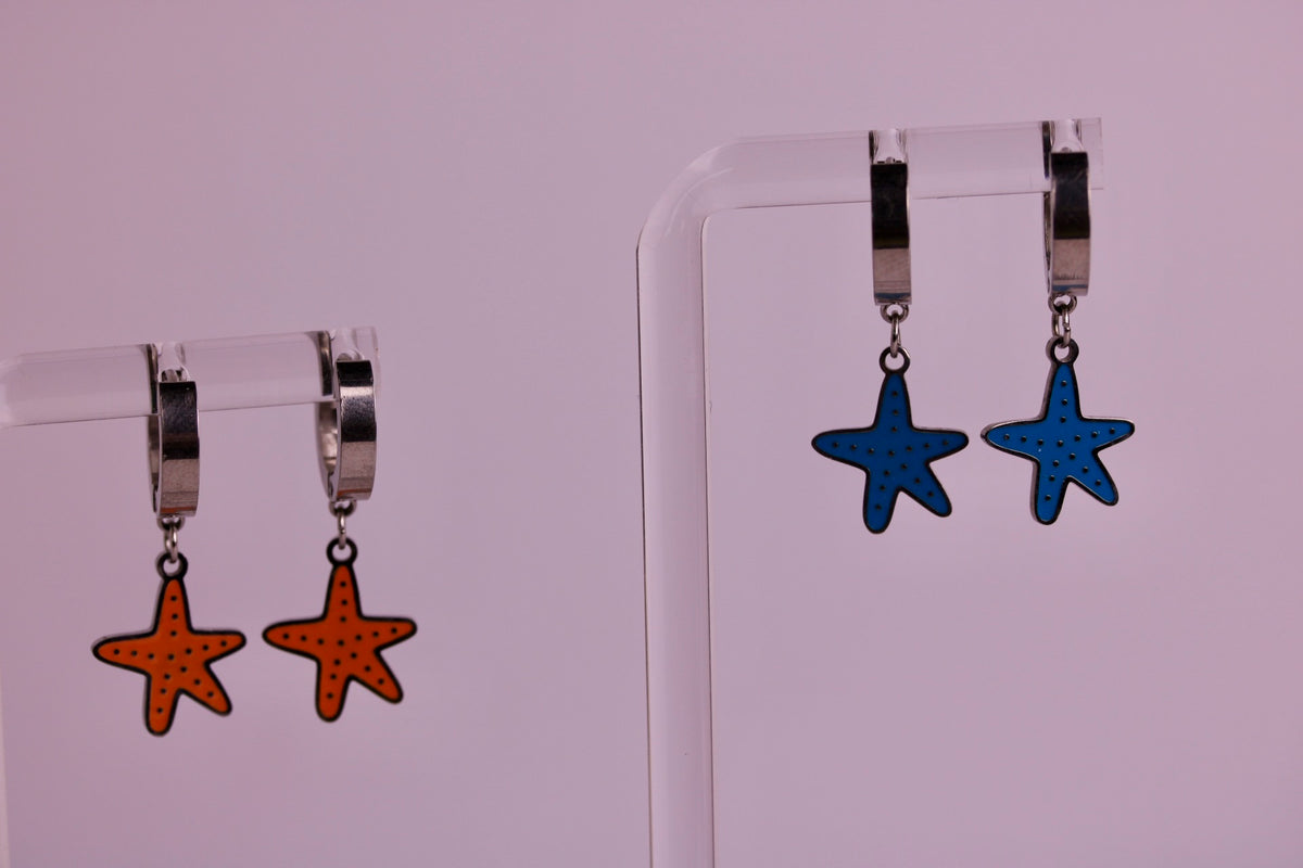Seaside Starfish Hoops