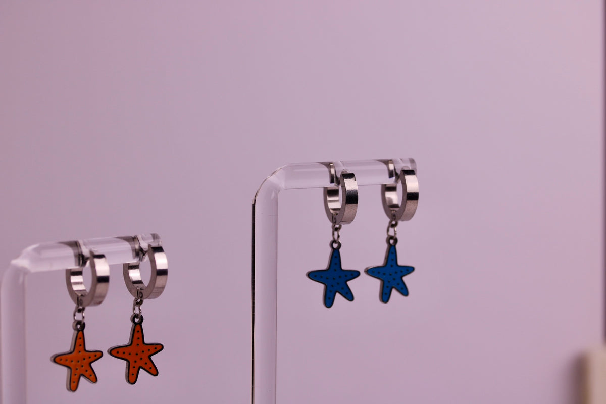 Seaside Starfish Hoops