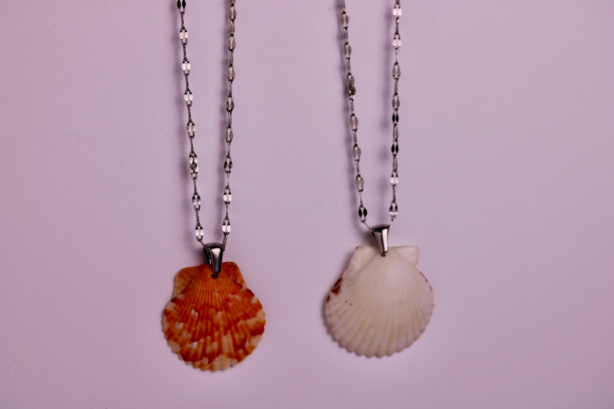 Sun + Sand Scallop Necklaces