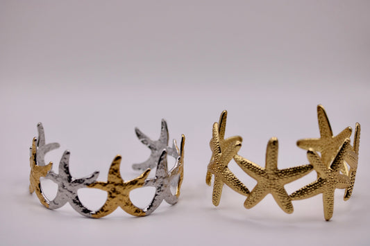 XL Starfish Statement Bangle