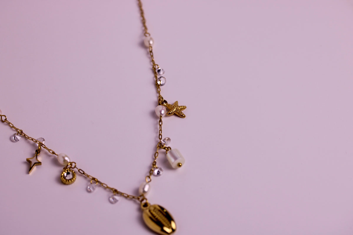 Pearl's Paradise Charm Necklace