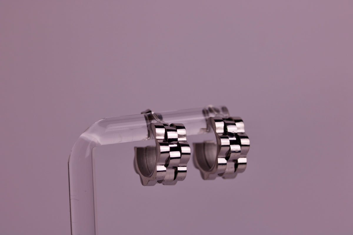 Watchband Studs in Silver, Gold, Two Toned