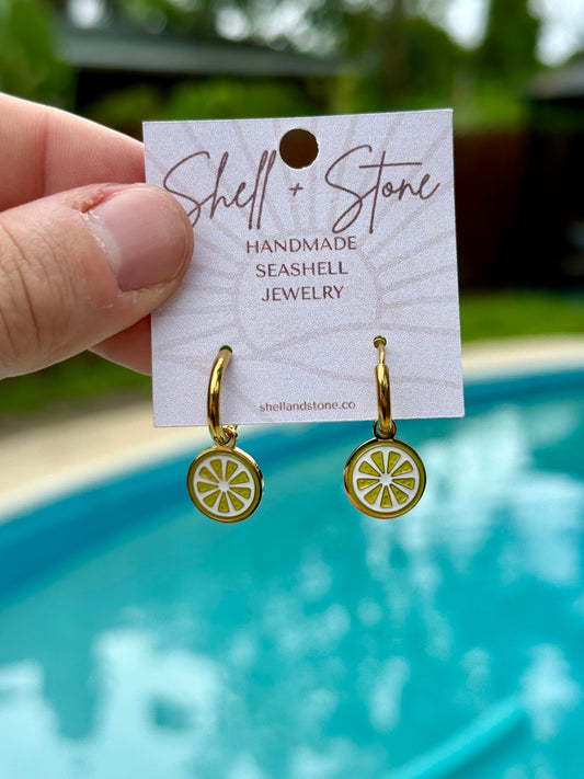 Citrus Slice Hoops
