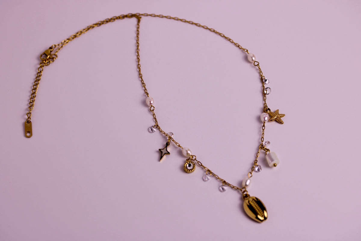 Pearl's Paradise Charm Necklace