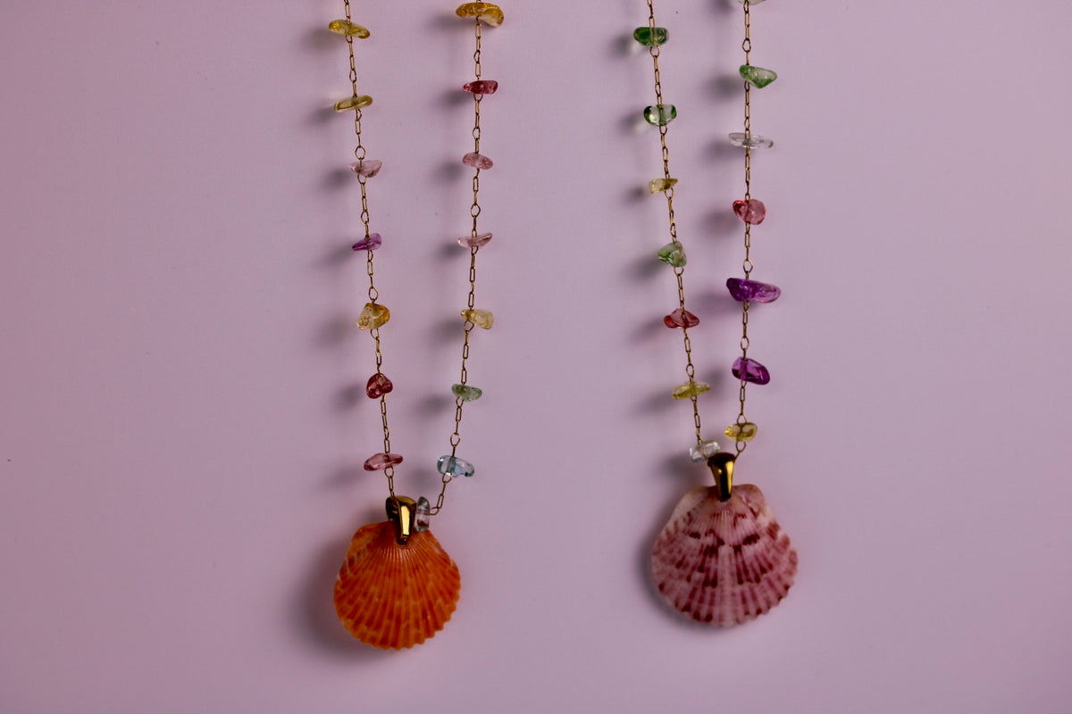 Sea Candy Scallop Necklace