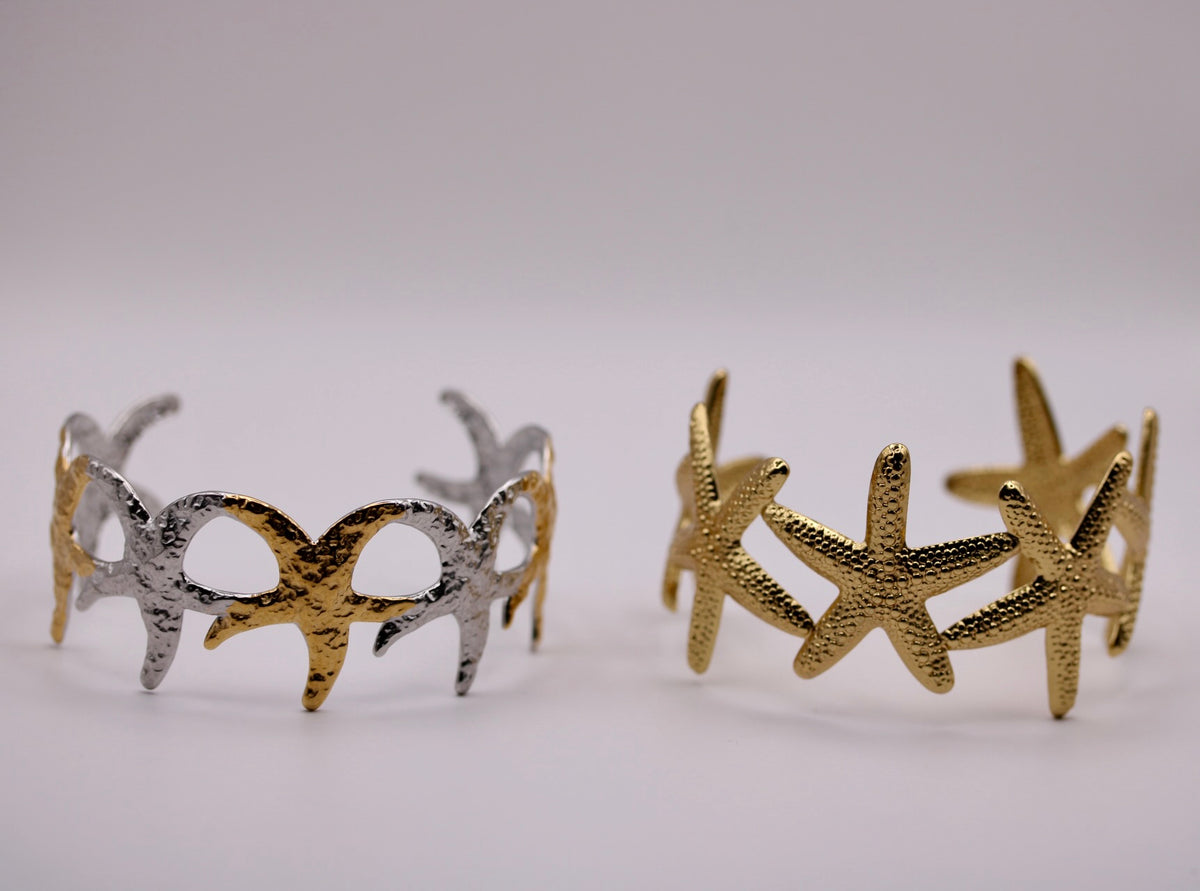 XL Starfish Statement Bangle