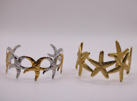 XL Starfish Statement Bangle
