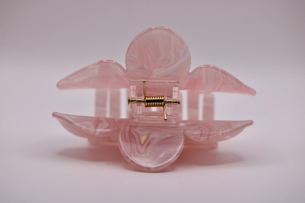 Pink Paradise Hibiscus Hair Clip