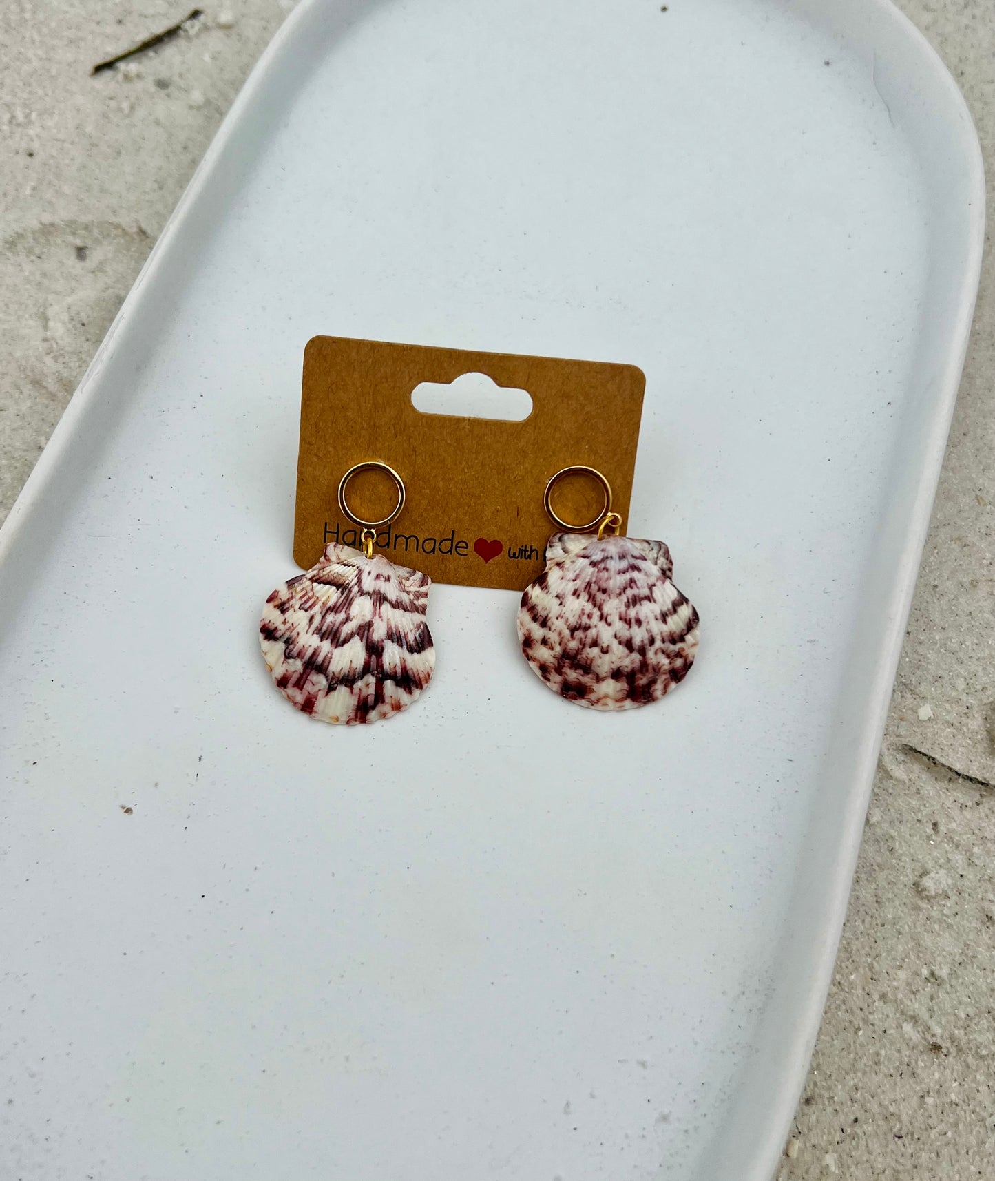 Summer Solstice Shell Studs