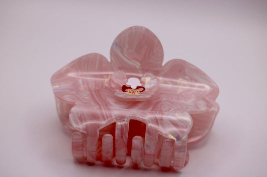 Pink Paradise Hibiscus Hair Clip