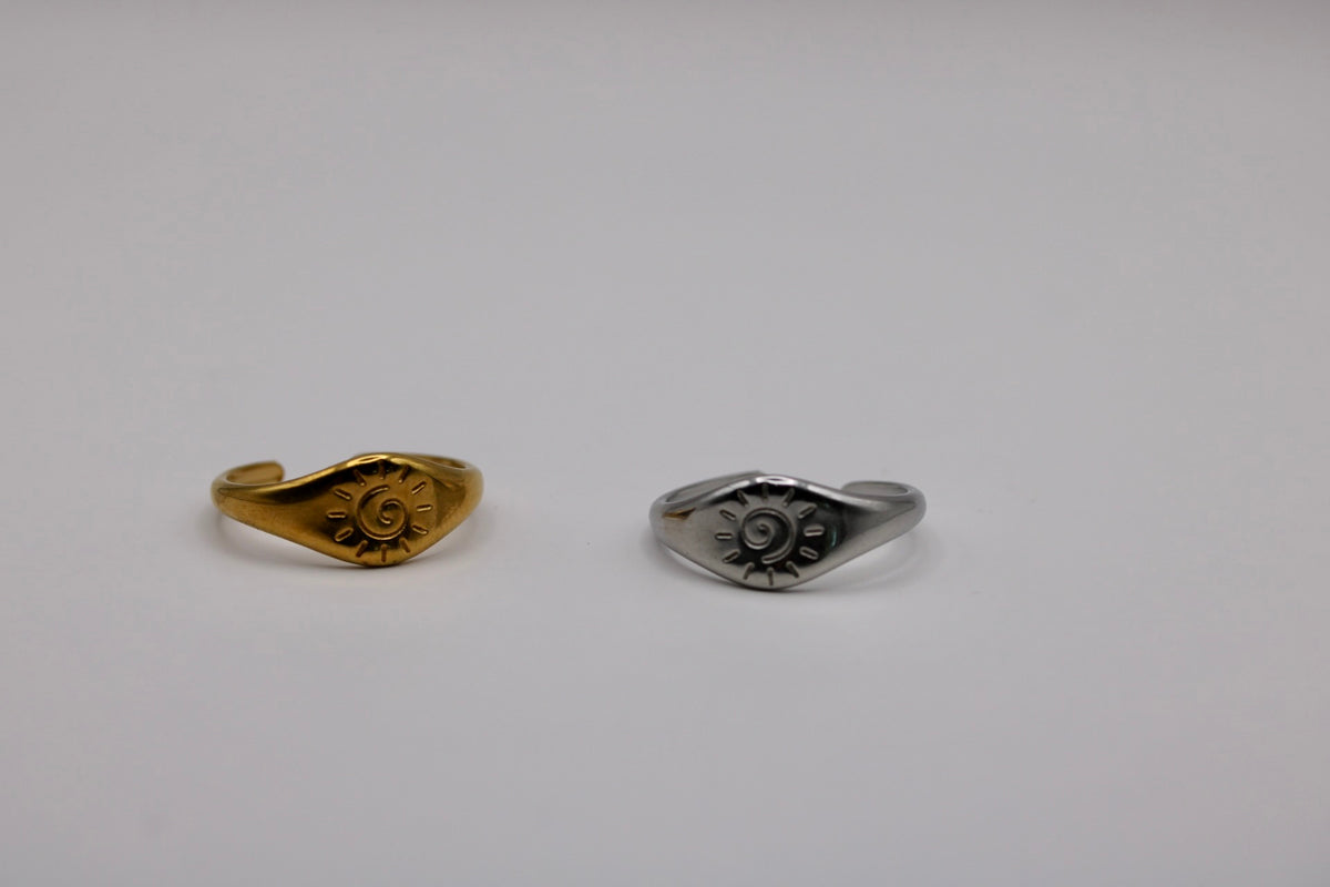 Brisa Ring in Silver + Gold