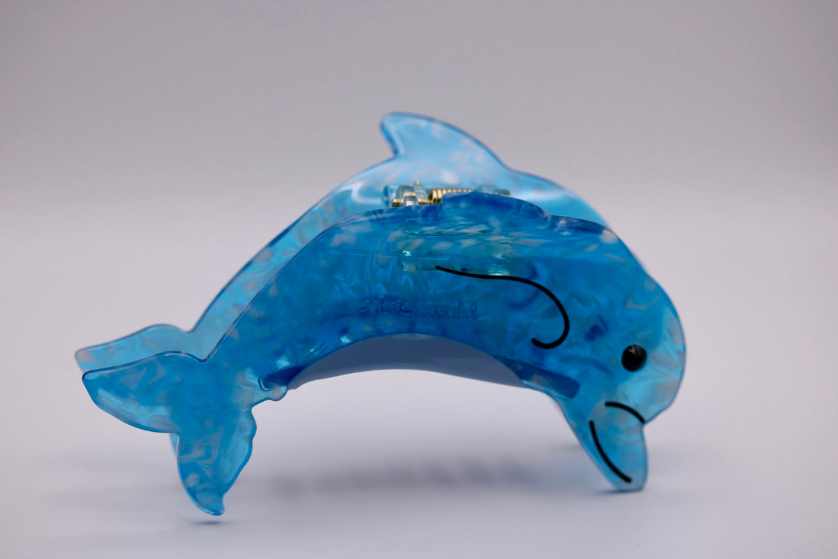 Flipper Out Dolphin Hair Clip