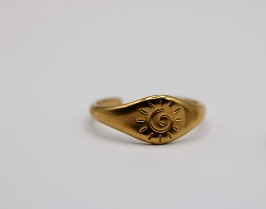 Brisa Ring in Silver + Gold