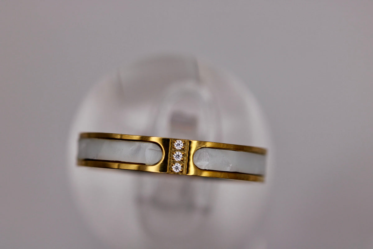 Still Water Ring in Silver + Gold