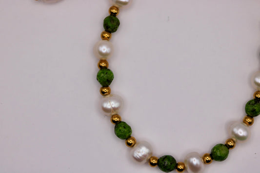 Pearl Emerald Bracelet
