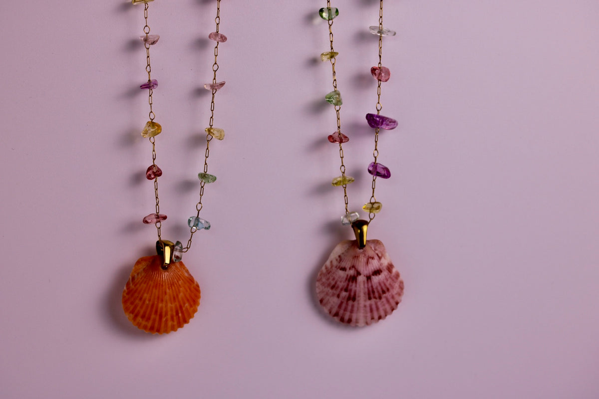 Sea Candy Scallop Necklace