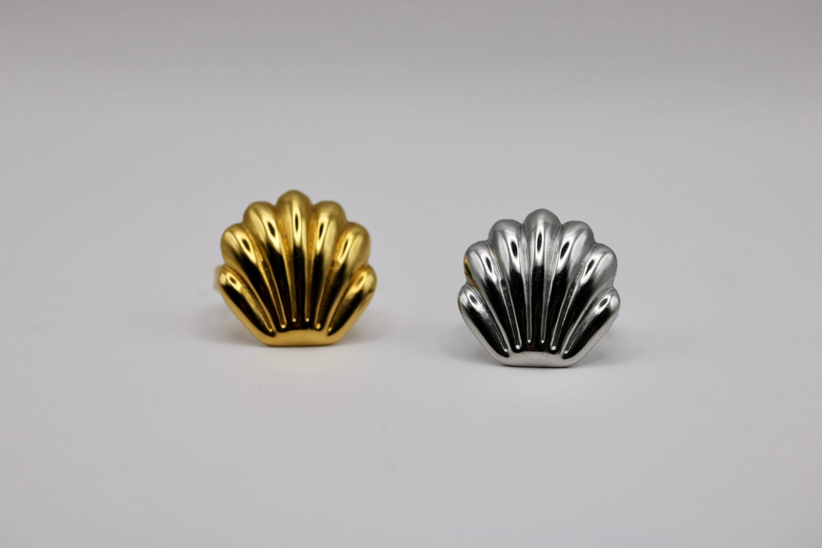 Coralie Ring in Silver + Gold