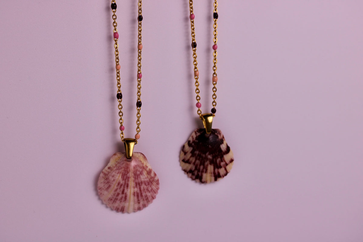 Candy Coast Scallop Necklace