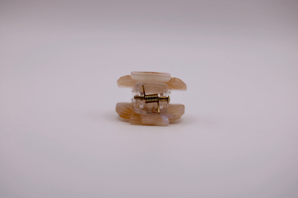 Mini Scallop Hair Clips in Various Colors