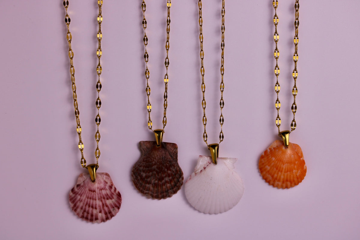 Sandy Scallop Necklaces