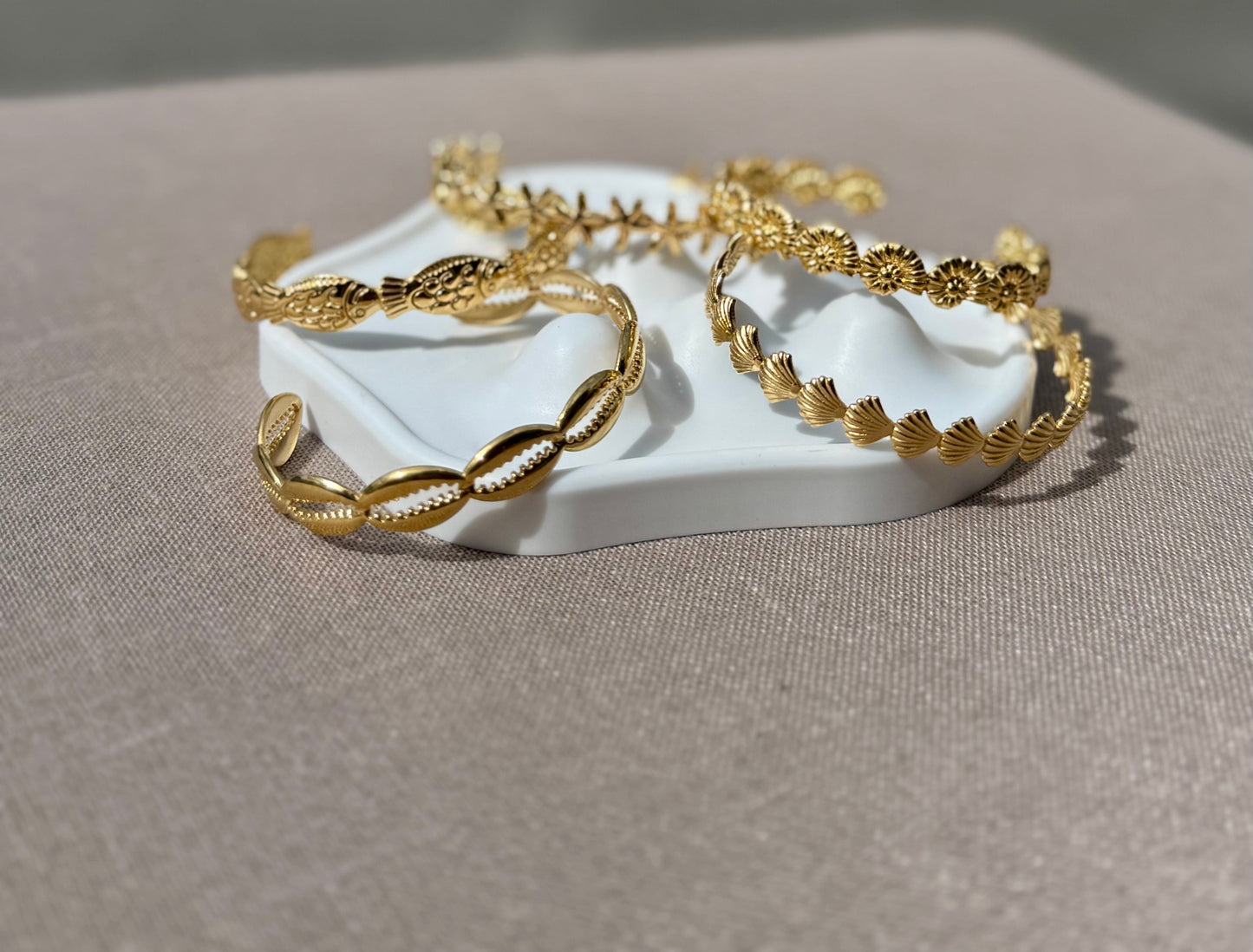 Oceanic Half Bangles