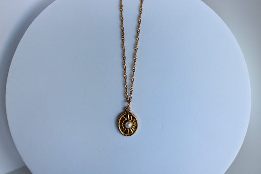 Sun Medallion Necklace