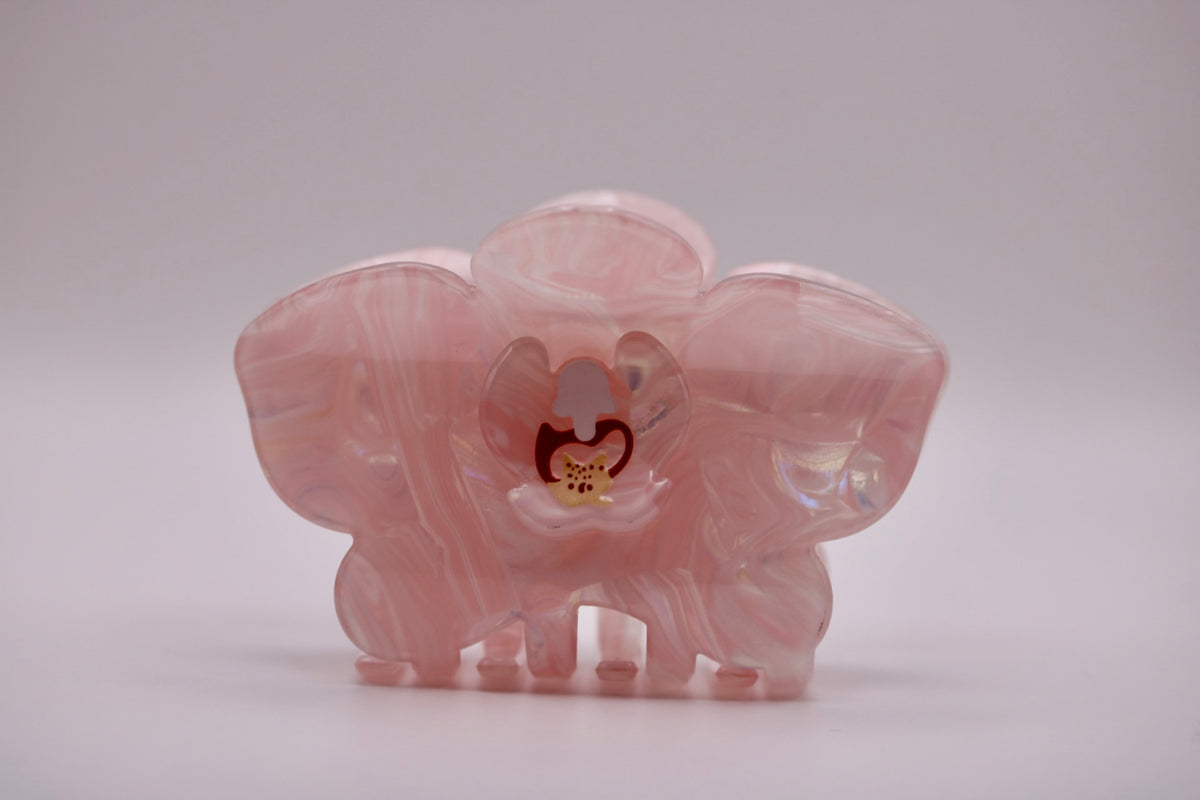 Pink Paradise Hibiscus Hair Clip