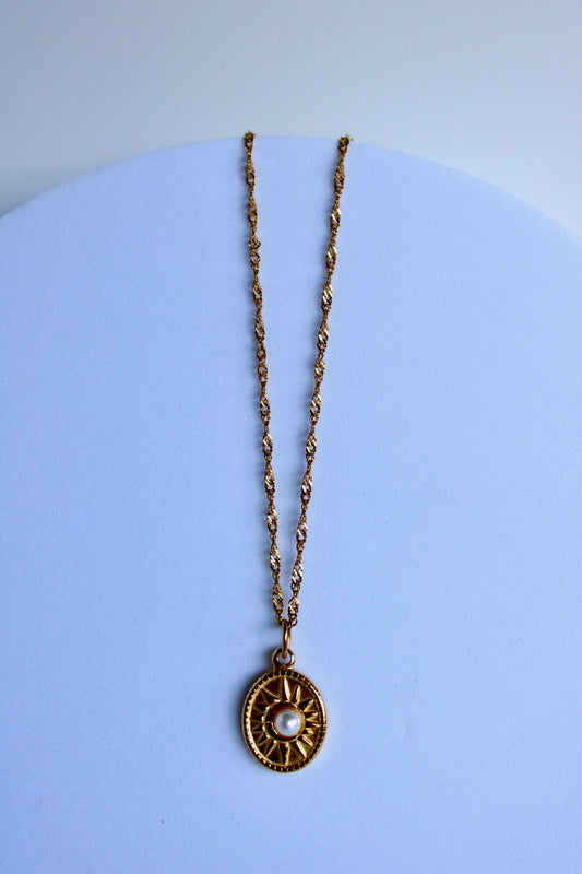 Sun Medallion Necklace
