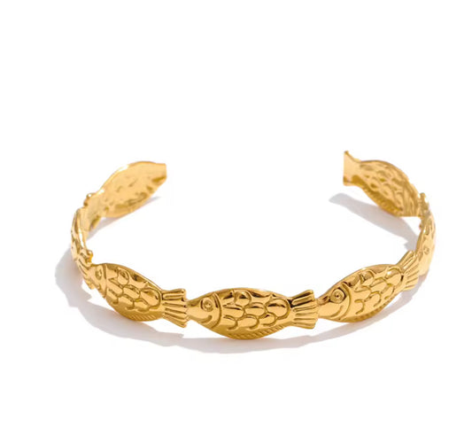 Oceanic Half Bangle